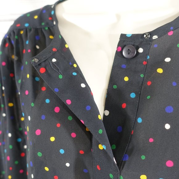 Collection By Josephine Vintage Black Blouse - Picture 3 of 8